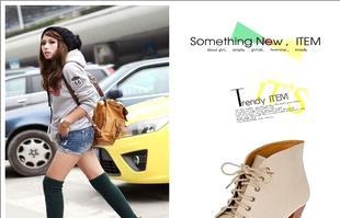 【厂家直销】2011时尚新品|超高跟|粗跟|单靴|高帮|踝靴|防水台|女王短靴