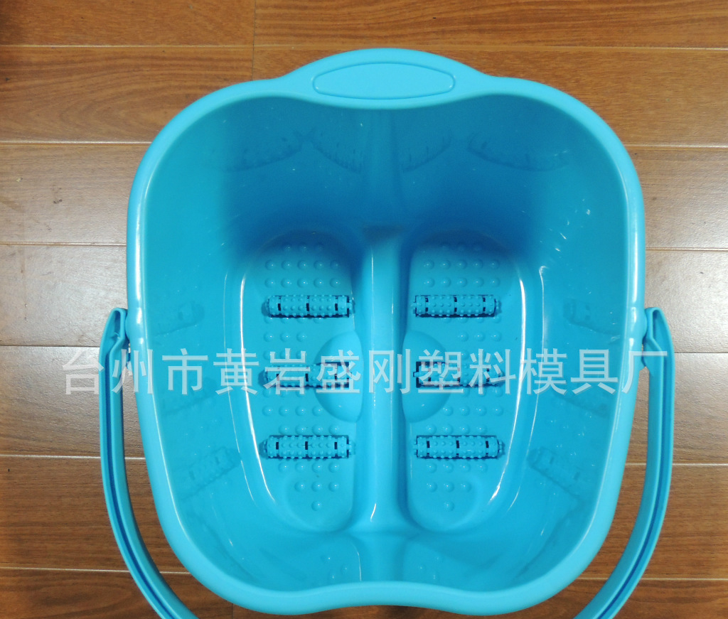 「足浴盆」-供应塑料洗脚盆-足浴盆-新款有滚轮足浴盆-厂家直销