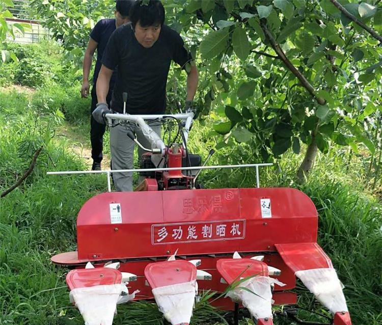 【厂家直销】小型|小麦收割机|手扶式汽油割晒机