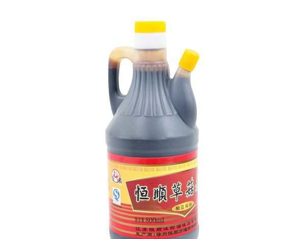 【厂家代理】恒顺草菇老抽 800ML|镇江酱油调味品G