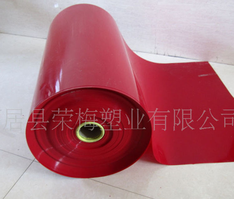 【供应】浙江PVC材料专业加工|红色透明|塑料片材