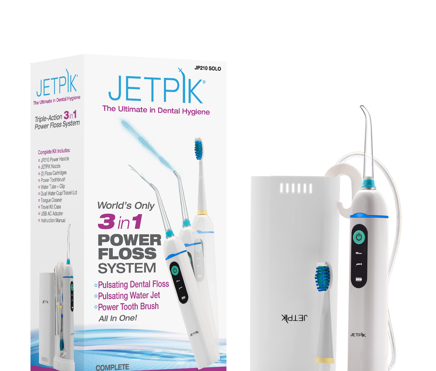 【供应】-jetpik便捷式洁牙器冲牙器声波电动牙刷洗牙器去除牙菌斑牙齿美白